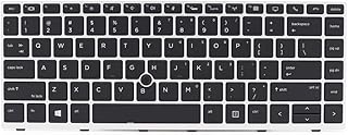 New Replacement for HP Elitebook 745 G5 745 G6 840 G5 846 G5 840 G6 846 G6 ZBook 14u G5 14u G6 US Keyboard Backlit L11307-001 L14378-001 6037B0138601