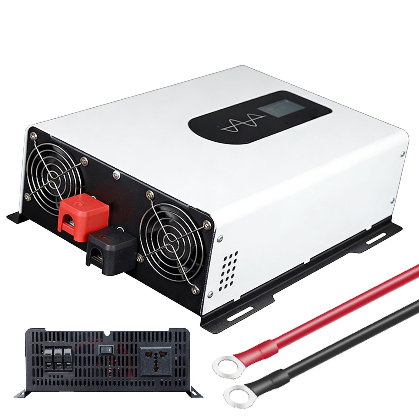 Onduleur Pur Sinus 24V 4000W pour transformer le courant DC en AC