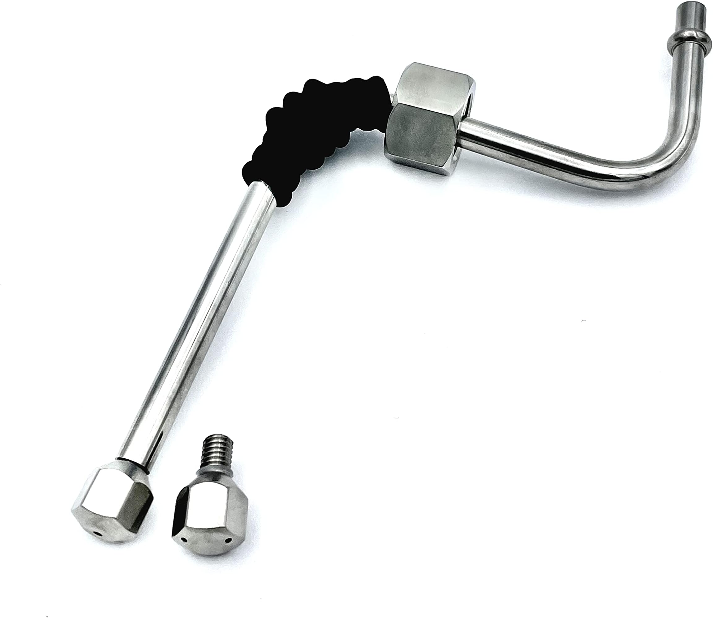 Stainless Steel Steam Wand for Rancilio Silvia (V1/V2) Espresso Machine with Single and Triple Hole Tip Nozzle