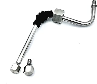 MacMaxe Stainless Steel Steam Wand with 3 Hole Tip