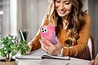 Vista 7 de OtterBox Symmetry Clear Series - Funda para iPhone 13 Pro Max y iPhone 12 Pro Max, espray degradado