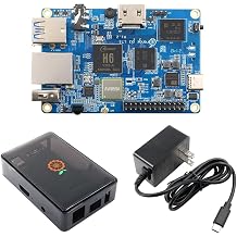 Orange Pi 3 LTS H6 64 Bit Mini SBC, 2GB LPDDR3 8GB eMMC, Runs Android Ubuntu Debian, Complete Kit With Main Board, Case and Power Adapter
