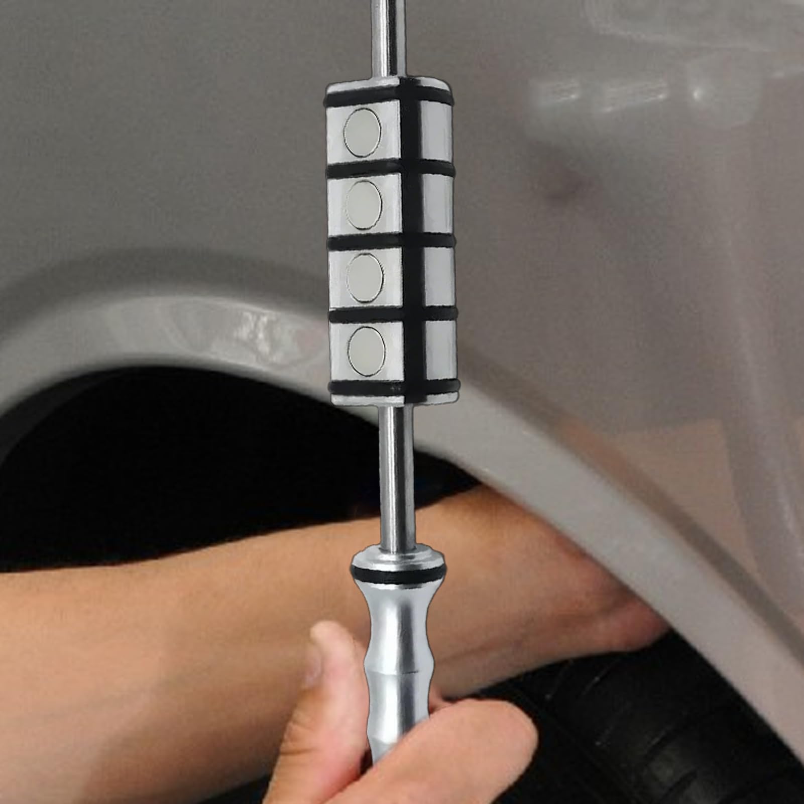 Kit per la riparazione di ammaccature: scorrevole magnetico, estrattore di | ammaccature ad | Restauratore di precisione di pannelli per auto, correzione della carrozzeria di veicol