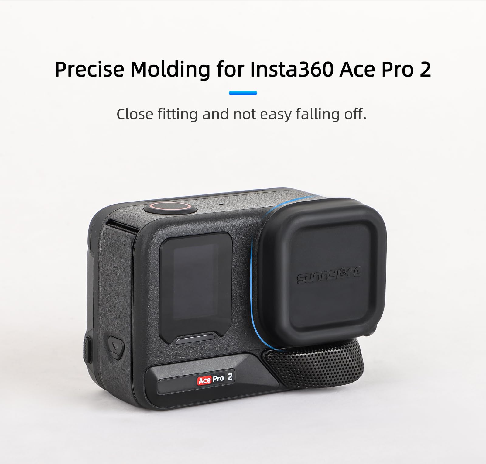 Protettore del cappuccio dell'obiettivo del silicone per Insta360 Ace Pro2, copertura protettiva della lente della macchina fotografica di sport gli accessori di per Insta 360