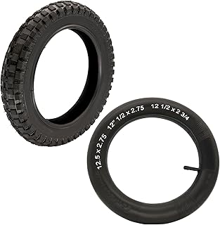 12.5 x 2.75(12" 1/2 x 2.75 12 1/2 x 2 3/4) Tire & Inner Tube, Compatible with for Razor MX350 MX400 Dirt Rocket X-Treme X-560 Heavy Duty Scooter Tao Tao 47cc 49cc Kids Mini Pocket Dirt Pit Bike