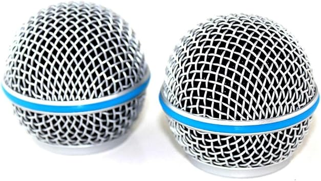 Standard Bolymic RK265G Microphone Grille for Shure Beta 58A wired and Wireless Microphone 2 Pack