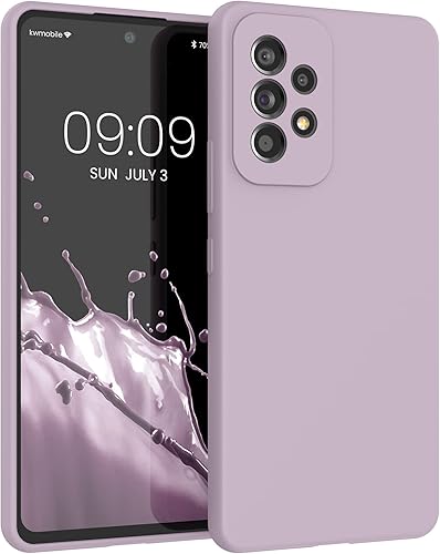 Miniatura 18 de kwmobile Funda Compatible con Samsung Galaxy A52 / A52 5G / A52s 5G - Cubierta de Teléfono de Silicona TPU con Acabado Suave - Macchiato