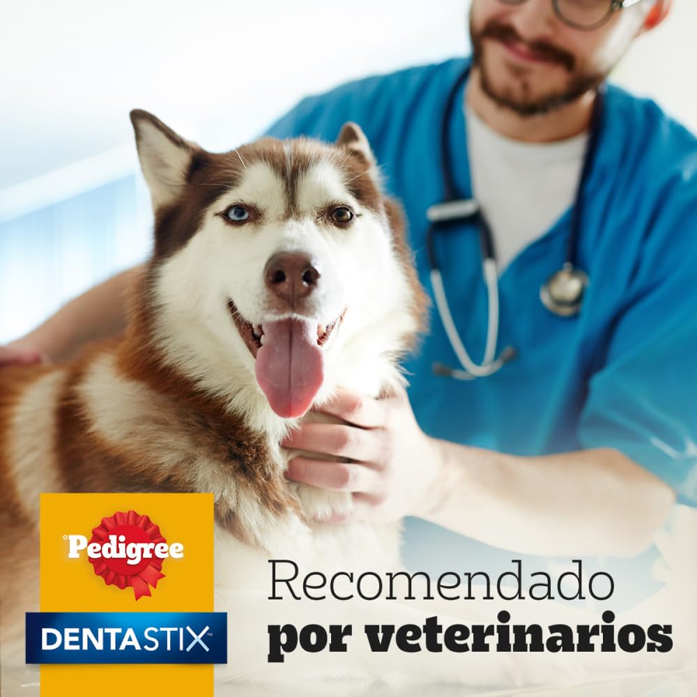 Pedigree Dentastix - Friandises pour grand chien, 112 bâtonnets à mâcher pour l'hygiène bucco-dentaire (16 sachets de 7 Sticks)