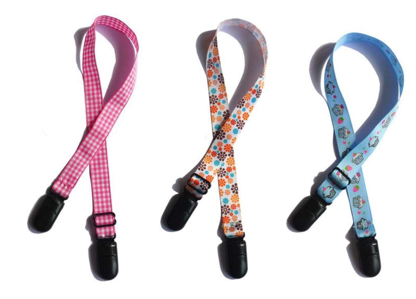 Adjustable Assorted Colour Napkin Clip Lanyard Bib Clip Neck Strap for