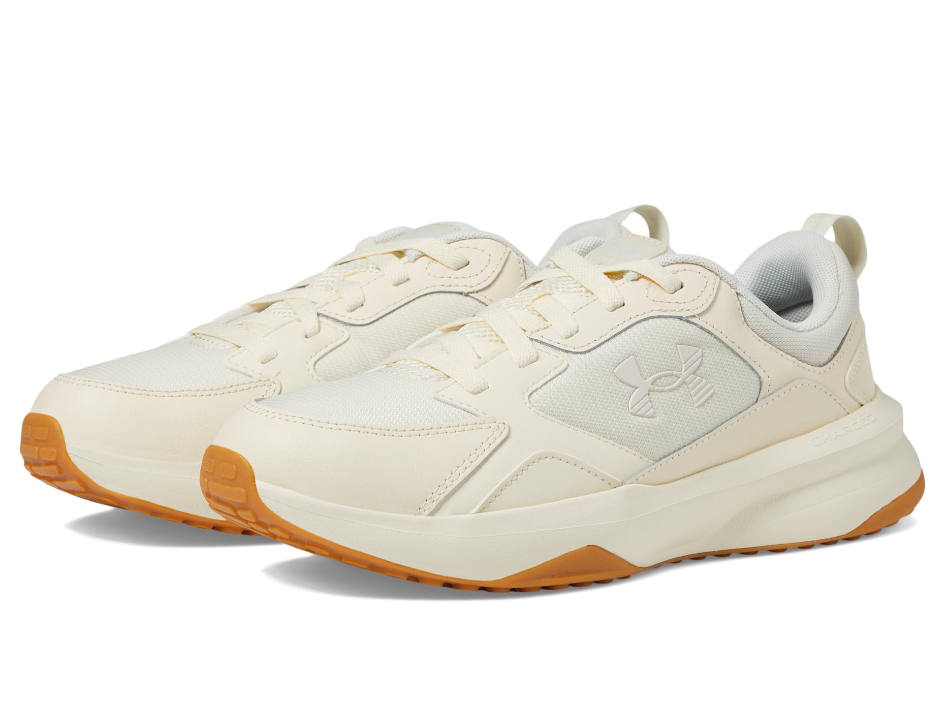 Under Armour Charged Edge Herren-Sneaker, (106) Ivory Dune/White/Ivory Dune, 40 EU