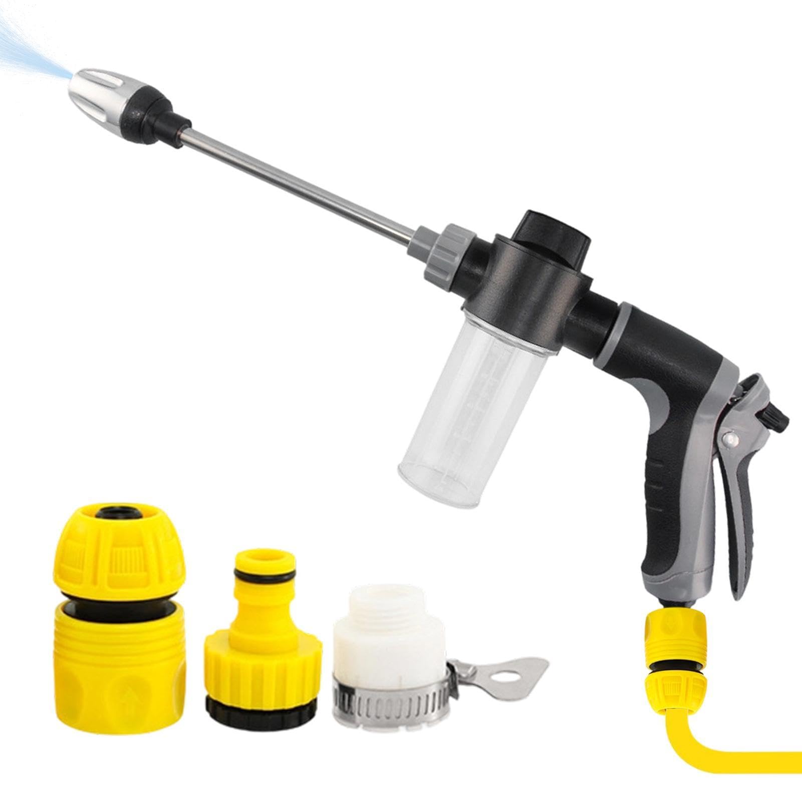 Embout de tuyau haute pression avec pulvérisateur portable réglable pour le jardin