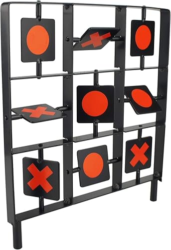 Miniatura 4 de Geekhigh Pistola BB Target Air Rifles de Pellet Gun Targets Restablecimiento del objetivo Paquete compacto Metal Acero Auto Reset para exteriores