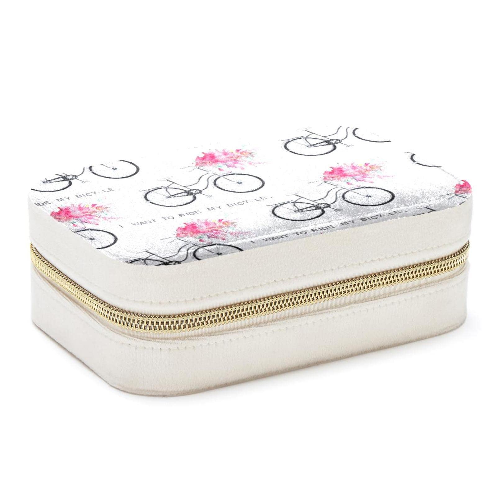 Boîte à bijoux portable de voyage - Rangement colliers, bagues et boucles d'oreilles