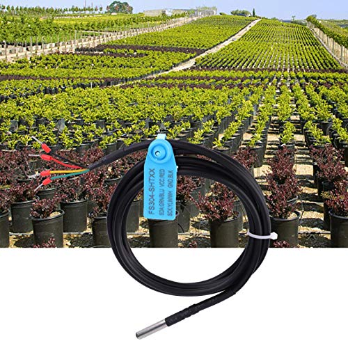Thermometers Temperature and Humidity Sensor, Cable Type Soil Digital Temperature and Humidity Sensor Probe Waterproof Stainless