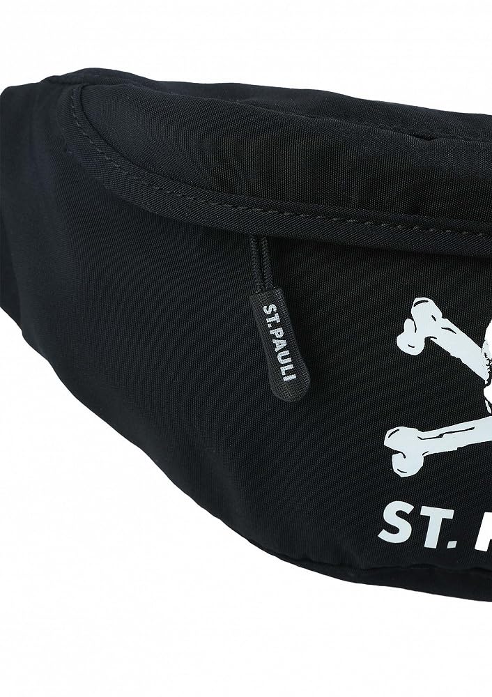 FC St. Pauli - Totenkopf - Bauchtasche schwarz 18 x 26 x 14 cm