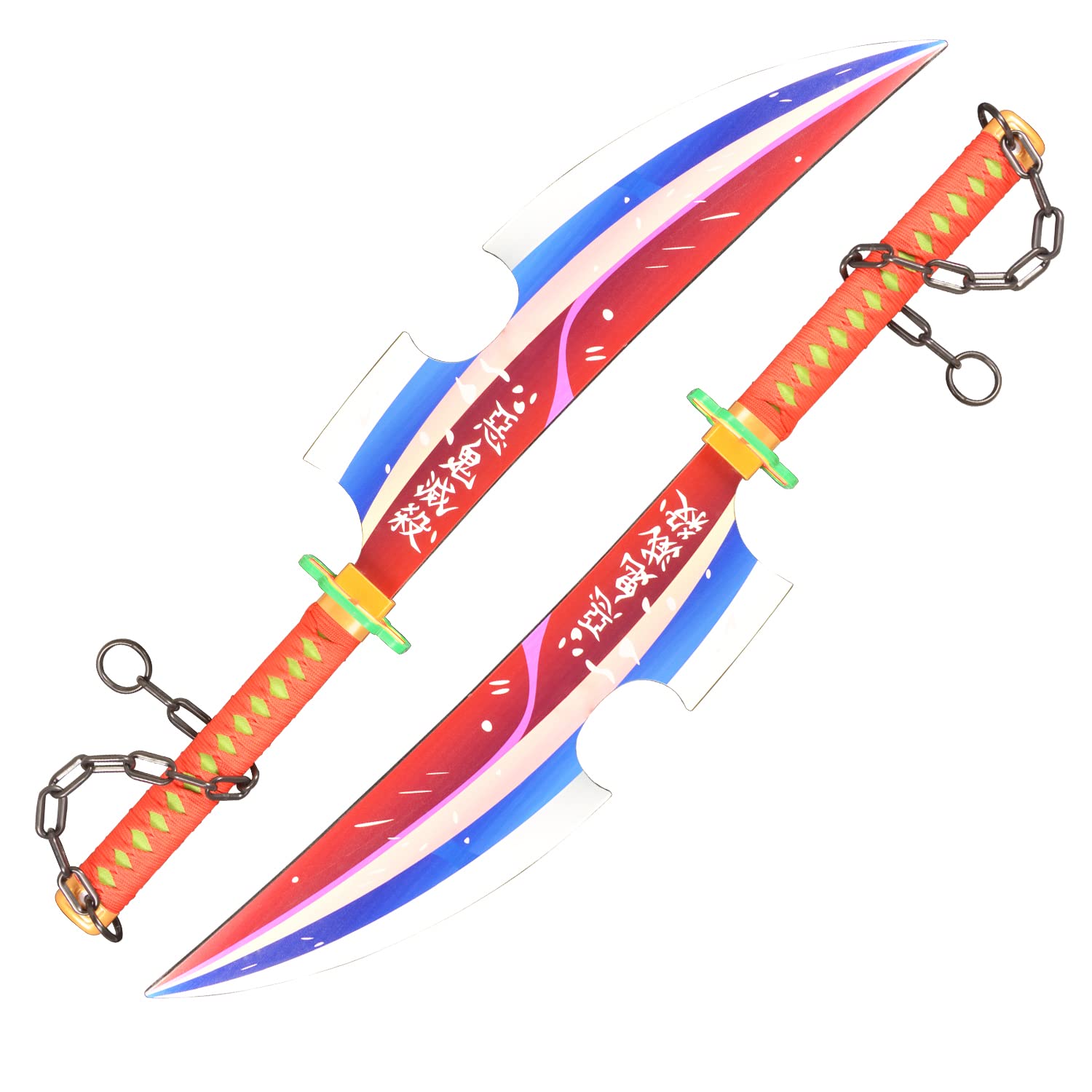 Buy Demon Slayer Sword Uzui Tengen Wooden Blade Katana Samurai In 