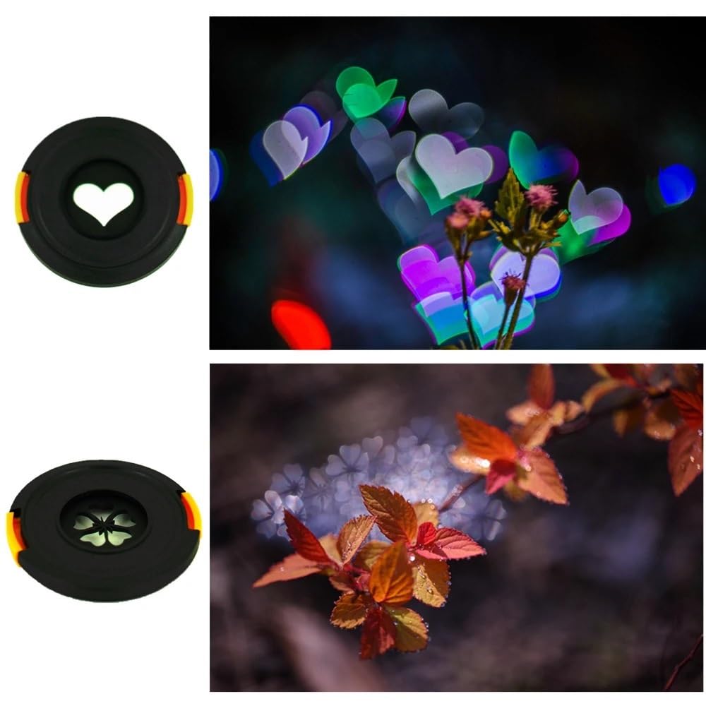 WANGF Bokeh Master Kit filtr pokrywy obiektywu, obiektyw fotograficzny do artystycznych romantycznych krajobrazów nocnych (67 mm)