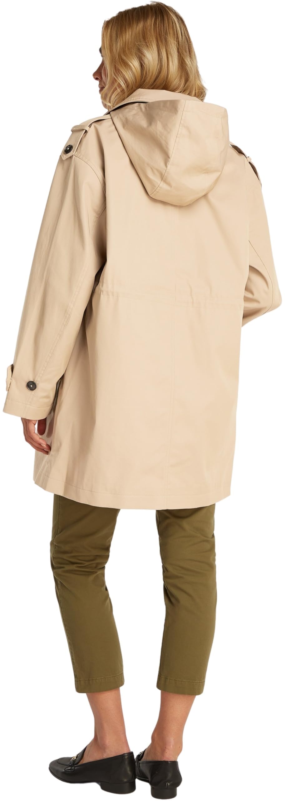 Tommy Hilfiger Damen Parka Cotton Hood Trenchcoat