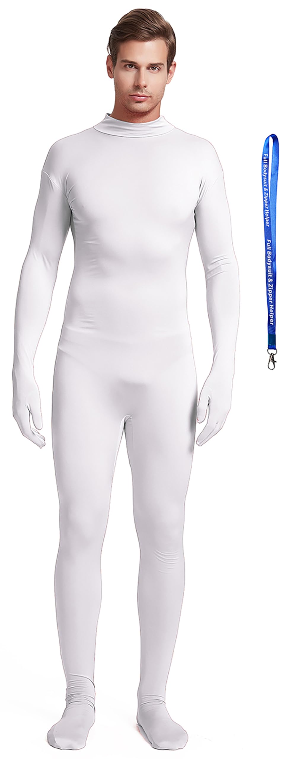 Full Bodysuit Unisex Adult Costume Without Hood Spandex Stretch Zentai Unitard Body Suit