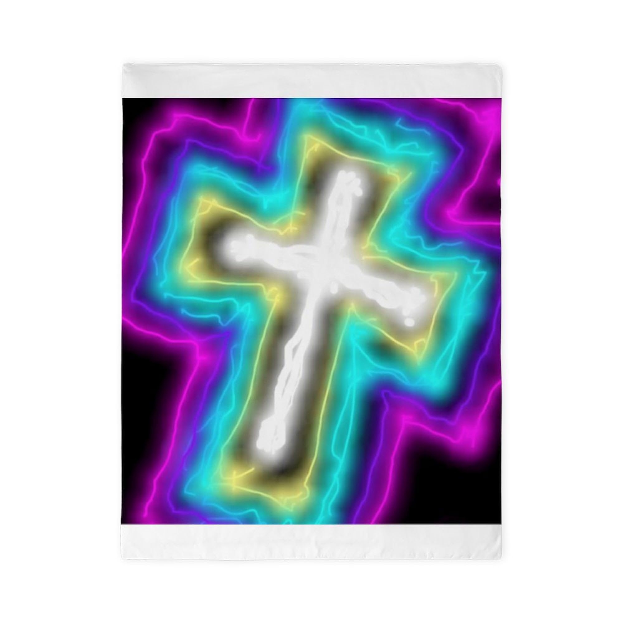 CafePress Electrifying Cross Twin Duvet Cover, Printed Comforter Cover, Unique Bedding,