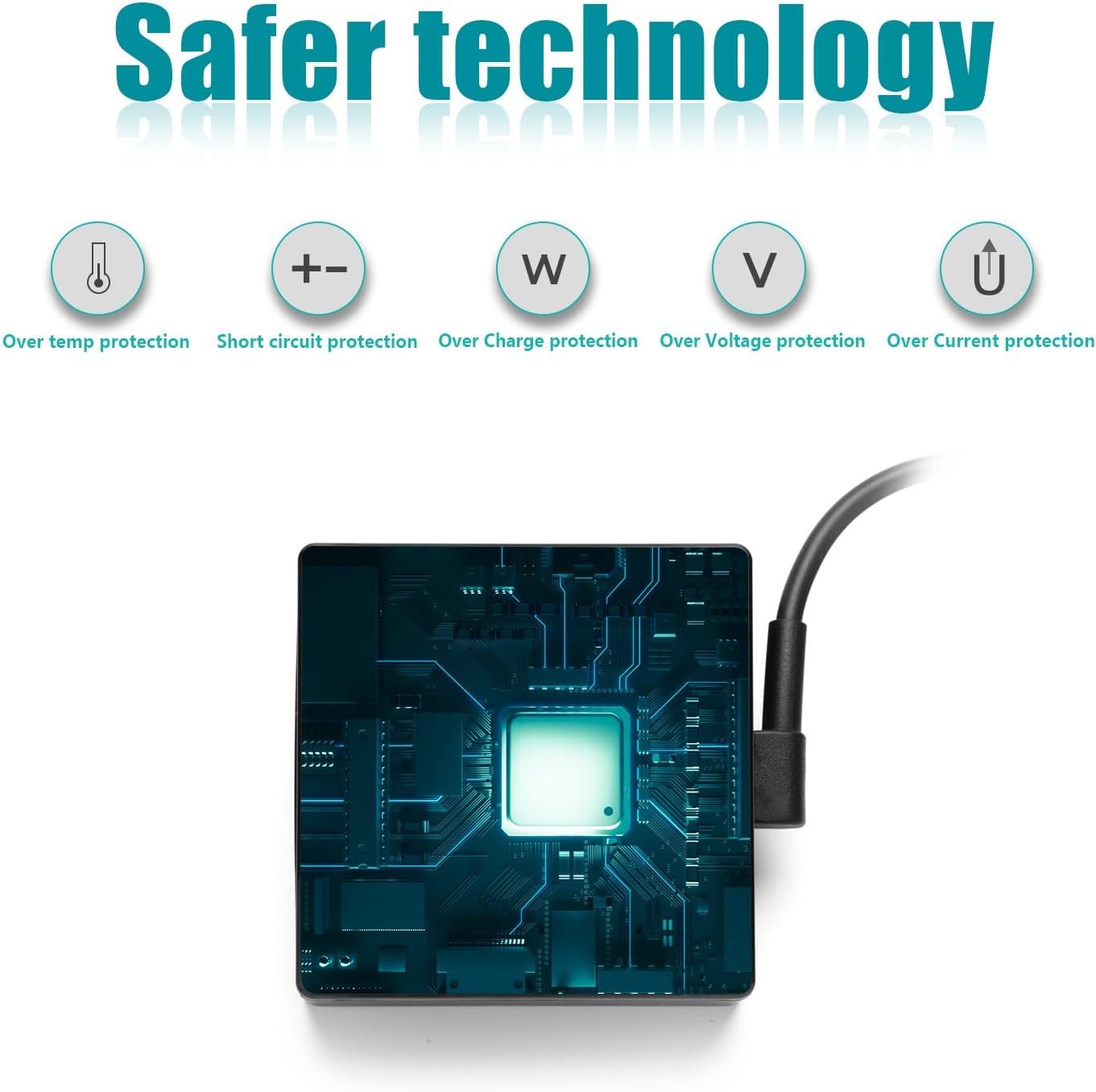 HSXIRQA 65W 45W Charger Compatible with Lenovo V14 V15 N22 N42 Yoga 710 IdeaPad Slim Flex 1 3 5 4 6 100 110 130 310 310S 320 330 L340 510 520 530 C340 C640 S130 S145 S340 S540 S740 Laptop - Image 3