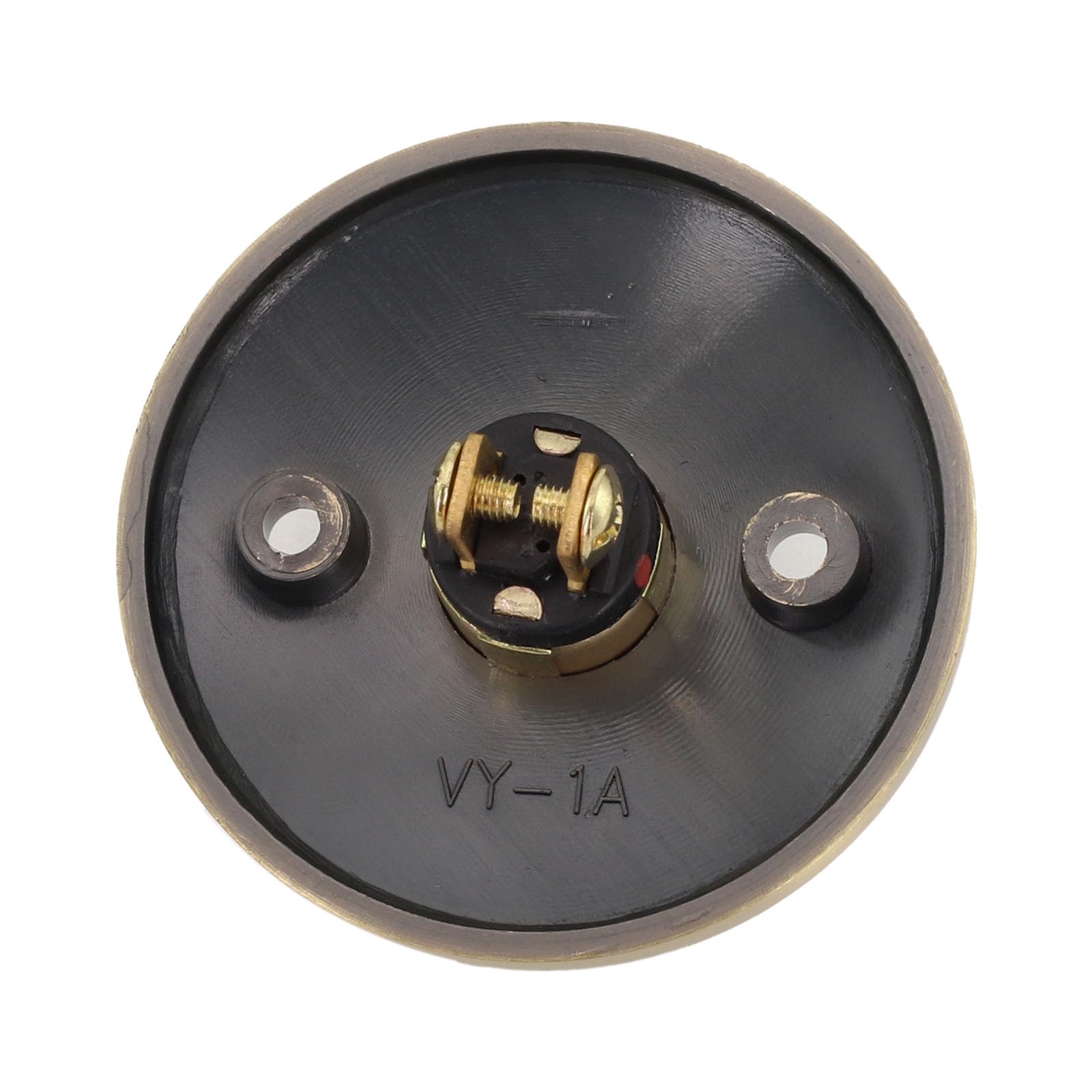 Bouton poussoir de sonnette en métal, bronze antique avec vis, sonnette lumineuse à LED pour porte d'entrée de maison