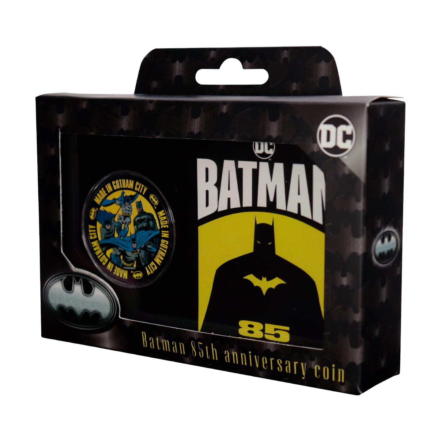 Fanattik Yellow Batman Limited Edition 85Th Anniversary Collectible Coin