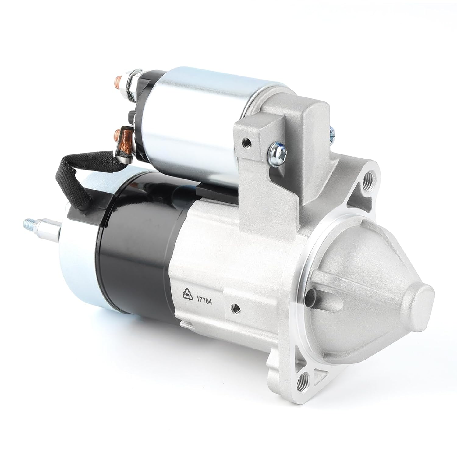 17764 Starter Motor Fit for Hyundai-Santa Fe Sonata Tiburon Tucson XG300 XG350, for Kia-Amanti Magentis Optima Sedona 2.5L 2.7L 3.0L 3.5L Automotive Replacement Starters#SMN0004 Engine Starter