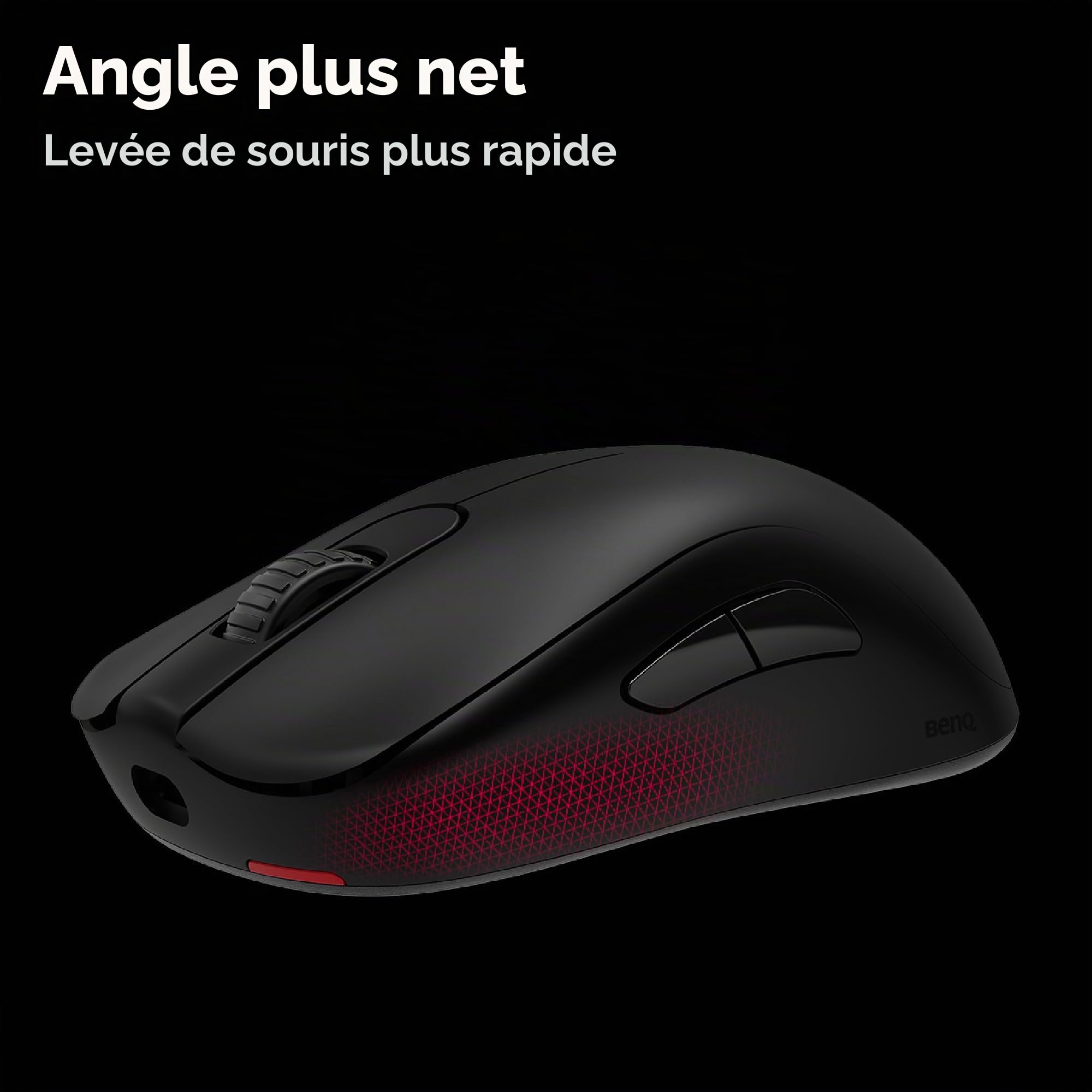 BenQ Zowie S2-DW 4K Souris Gaming sans Fil pour l’Esport | Science du Sport | récepteur 4K amélioré | 65g | symétrique | sans Pilote | capteur 3950 | 4K Polling Rate