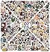 200 Pezzi Adesivi Anime, Adesivi misti di Naruto Adesivi Hunter x Hunter Adesivi My Hero Academia Adesivi Haikyuu Adesivi per Laptop Skateboard per Adolescenti Decalcomania del Fumetto