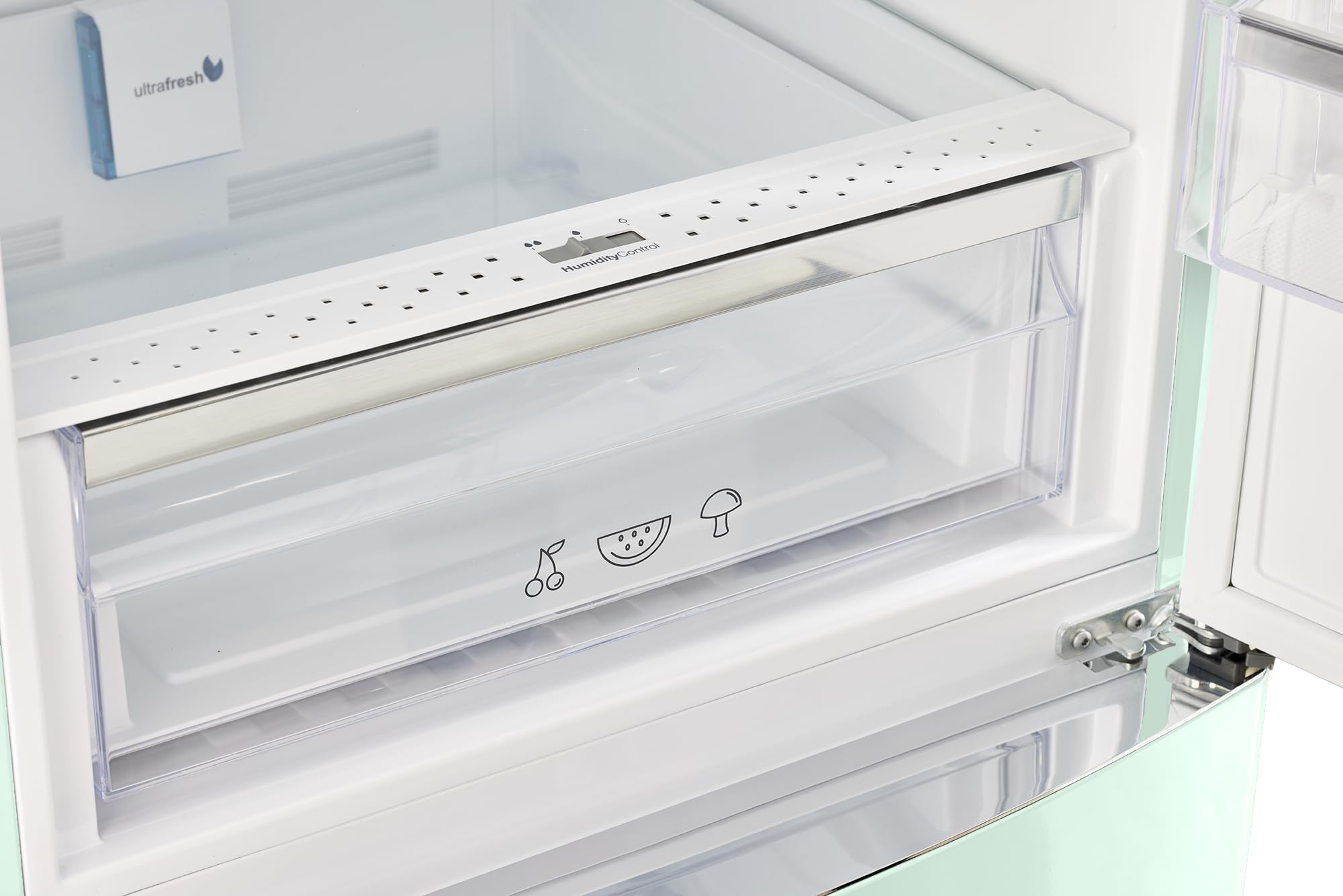 Unique Appliances Classic Retro 12 cu.ft. Bottom Freezer Refrigerator in Summer Mint Green on Fridge.com