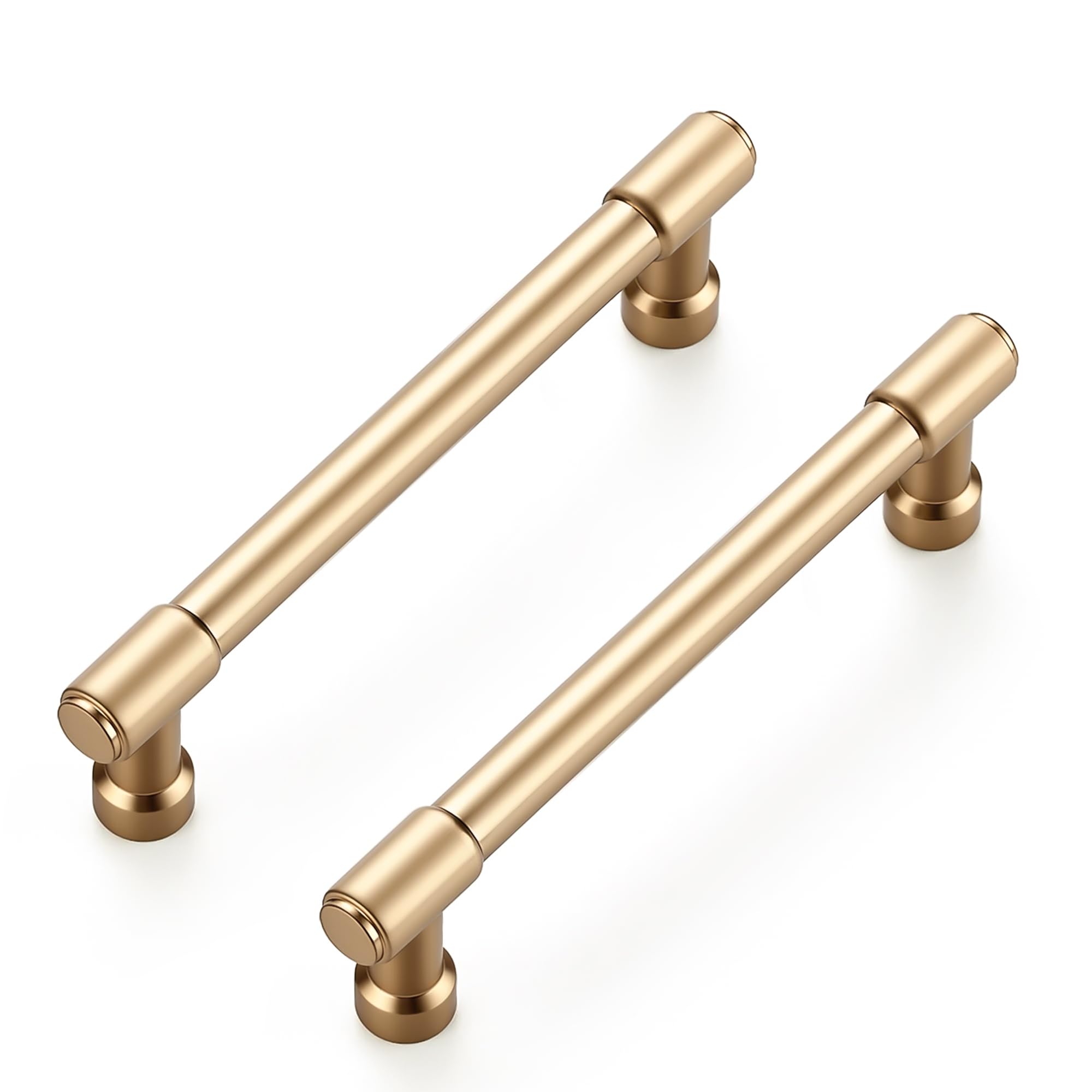 Ravinte Champagne Bronze Kitchen Pulls Cabinet Handles 4 Inch 20 Pack