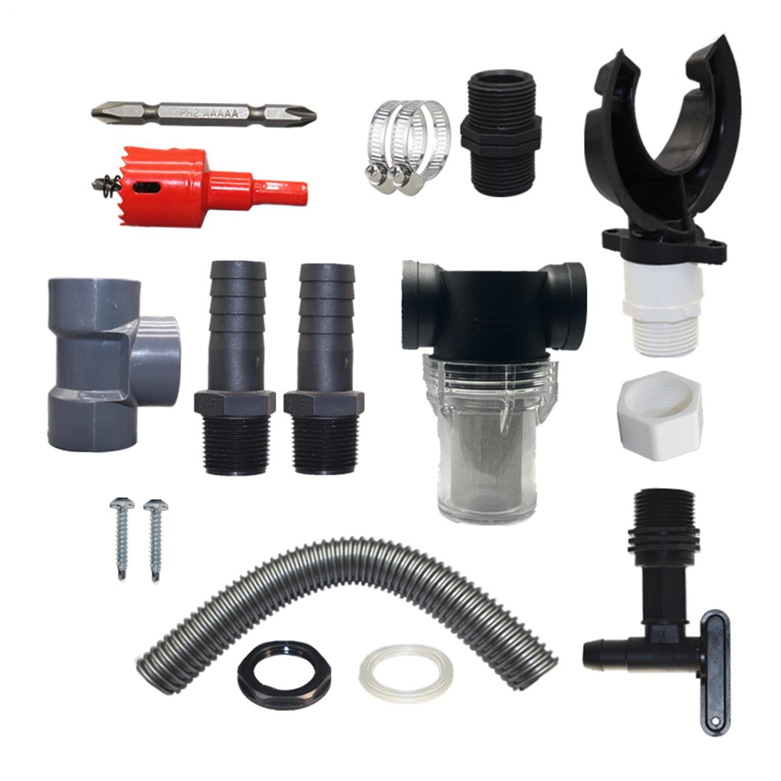 Rain Catcher,di raccolta 'acqua piovana di raccolta 'acqua | Kit rubinetto per botte di pioggia Deviatore 'acqua piovana per la raccolta 'acqua piovana di Gutter