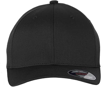 Flexfit 6277 Wooly Unisex Combed Cap, Black, 2xsmall-XSmall