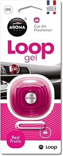 Red Fruits Aroma Car Loop: Long-Lasting Gel Air Freshener