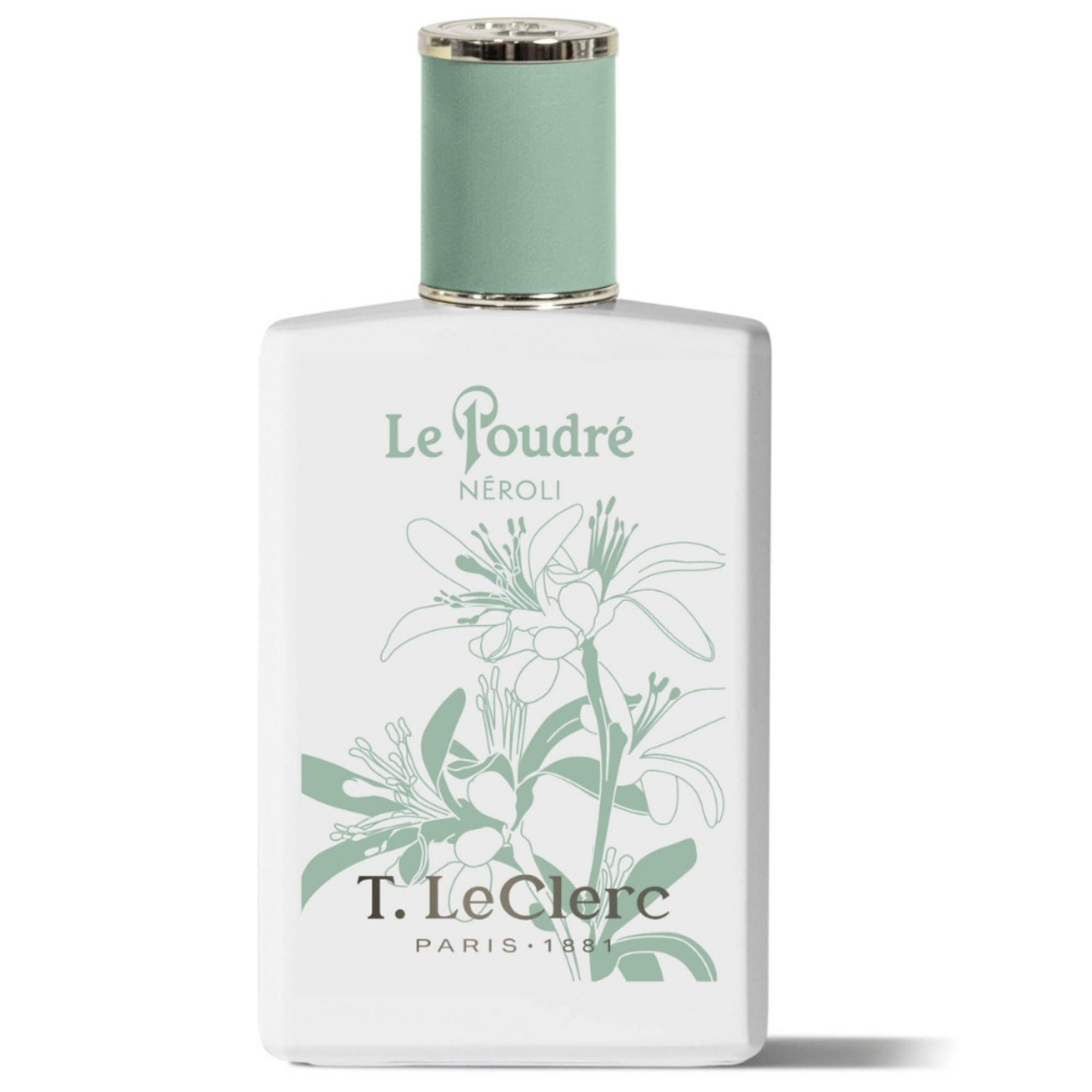 T.LeClerc - Parfum Poudré 50ML - Néroli - Eau de parfum Femme - Fragrance néroli, vanille, musc - Longue Tenue - Fabriqué en France à Grasse