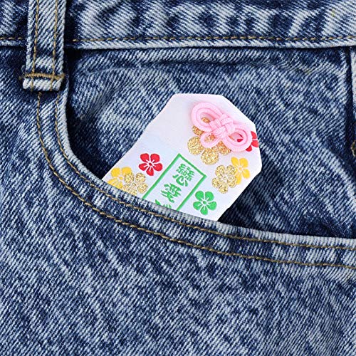 BESPORTBLE 10Pcs Japonês Santuário Lucky Encantos Amuleto Omamori Charme Amuletos de Boa Sorte Saco