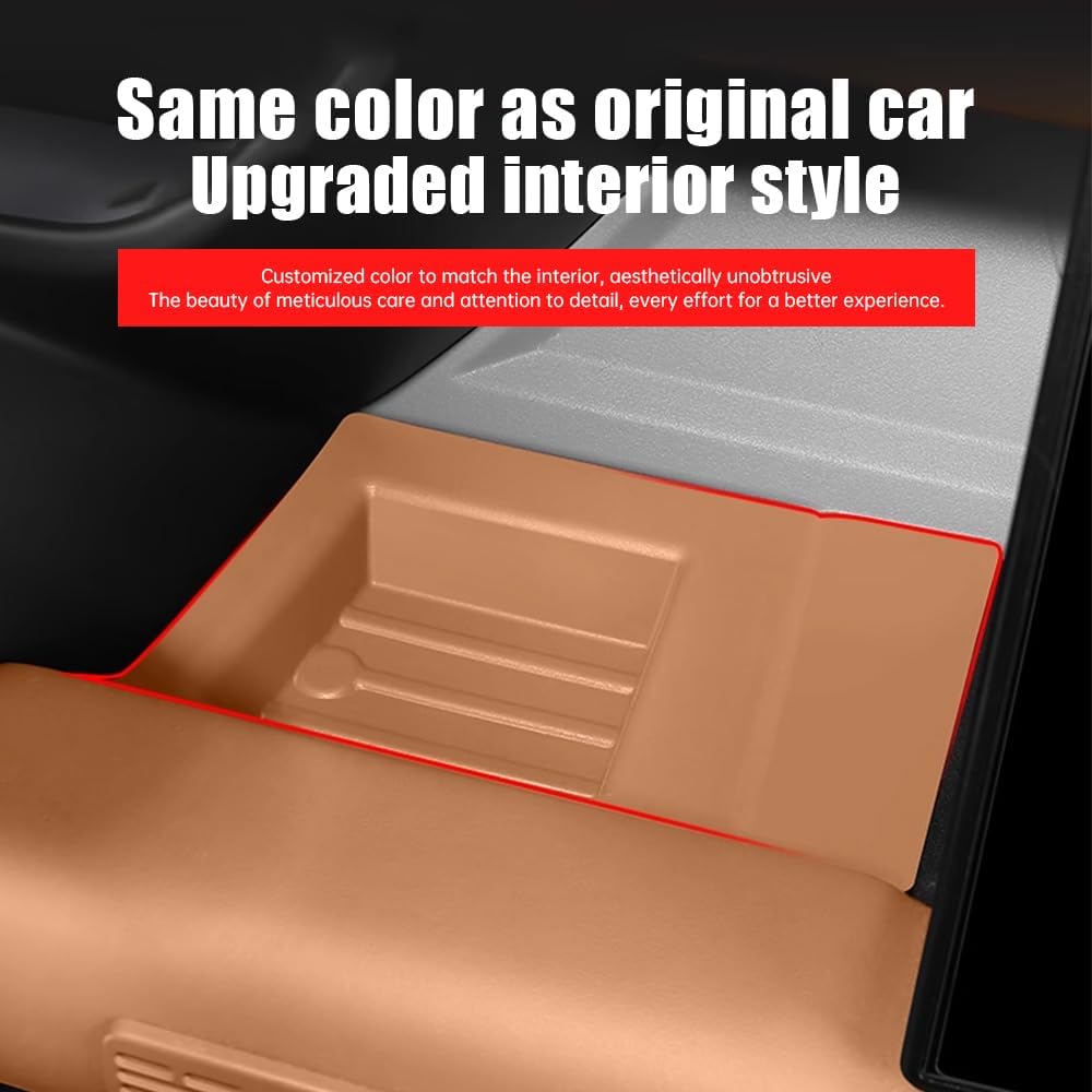 Passenger Storage Mat for 2020-2025 Land Rover Defender 90 110 130 Dashboard Organizer Interior Organizer Tray Placement Silicone Decorative Tuning Supplies Accessories (2020-2024 Defender Brown)