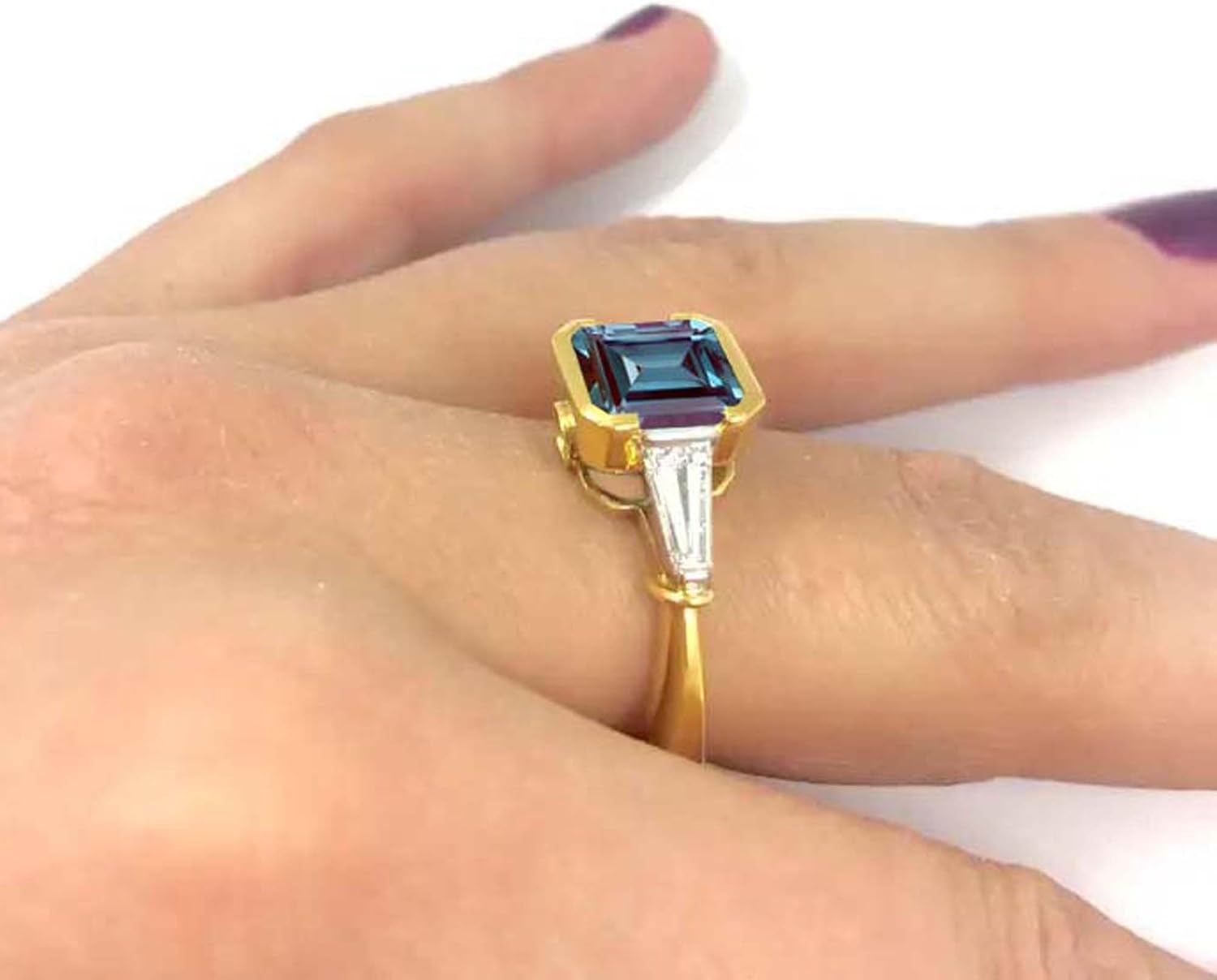 925 Sterling Silver Ring Birthstone Ring For Women Multicolor Gemstone Ring Best Gift For Her Handmade Statement Ring