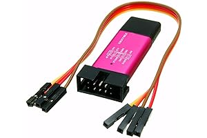 ST-Link V2 Emulator & Programmer for STM32F103C8T6, STM8, STM32, with Random Color Cable