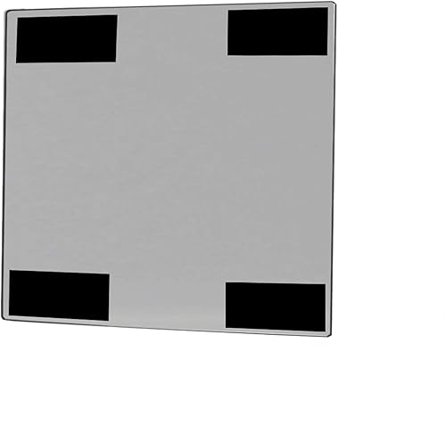 Miniatura 2 de Marketing Holders Lámina de espejo acrílico de 12 x 12 pulgadas, azulejos con imanes, plástico reflectante, ligero, plano con esquinas redondeadas