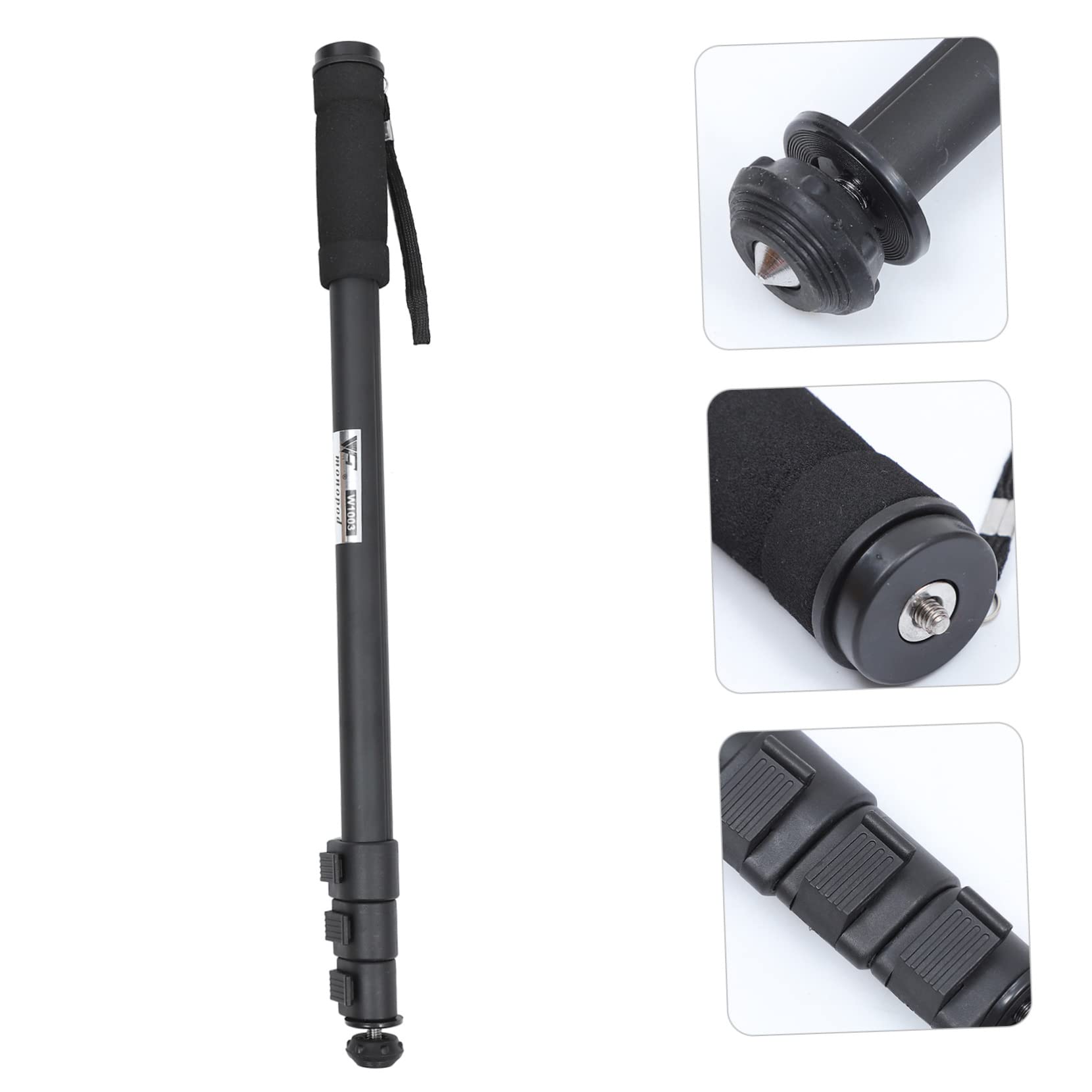 SHINEOFI Monopiede Telescopico Compatto Per Fotocamere Digitali Asta Per Dslr Per Viaggi Eventi Sportivi e Fotografia All Aperto