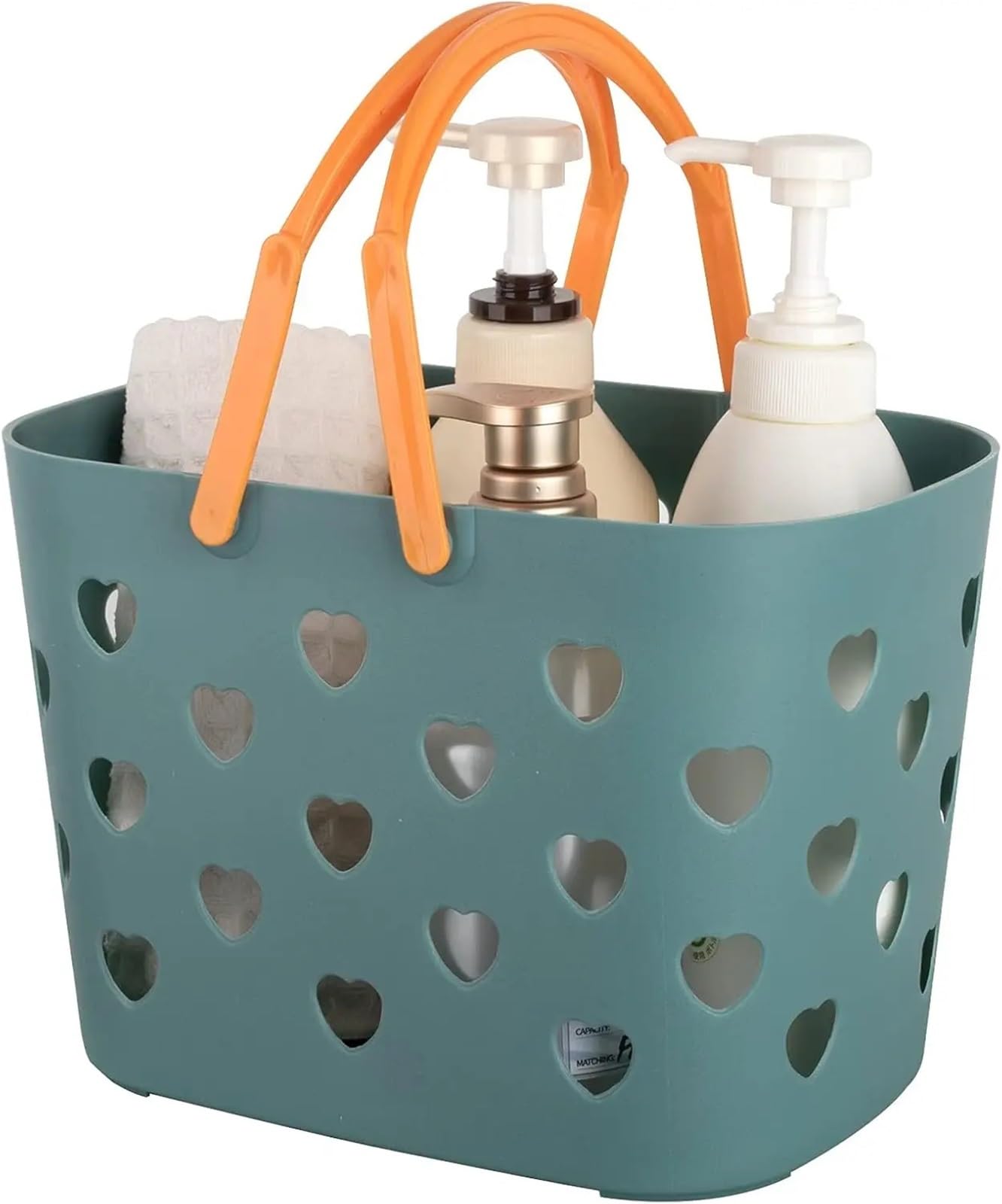 WSQHAO 2Pcs Portable Shower Caddy Plastic Storage Basket With Handle For Dorm Bathroom for Shower(Color4)