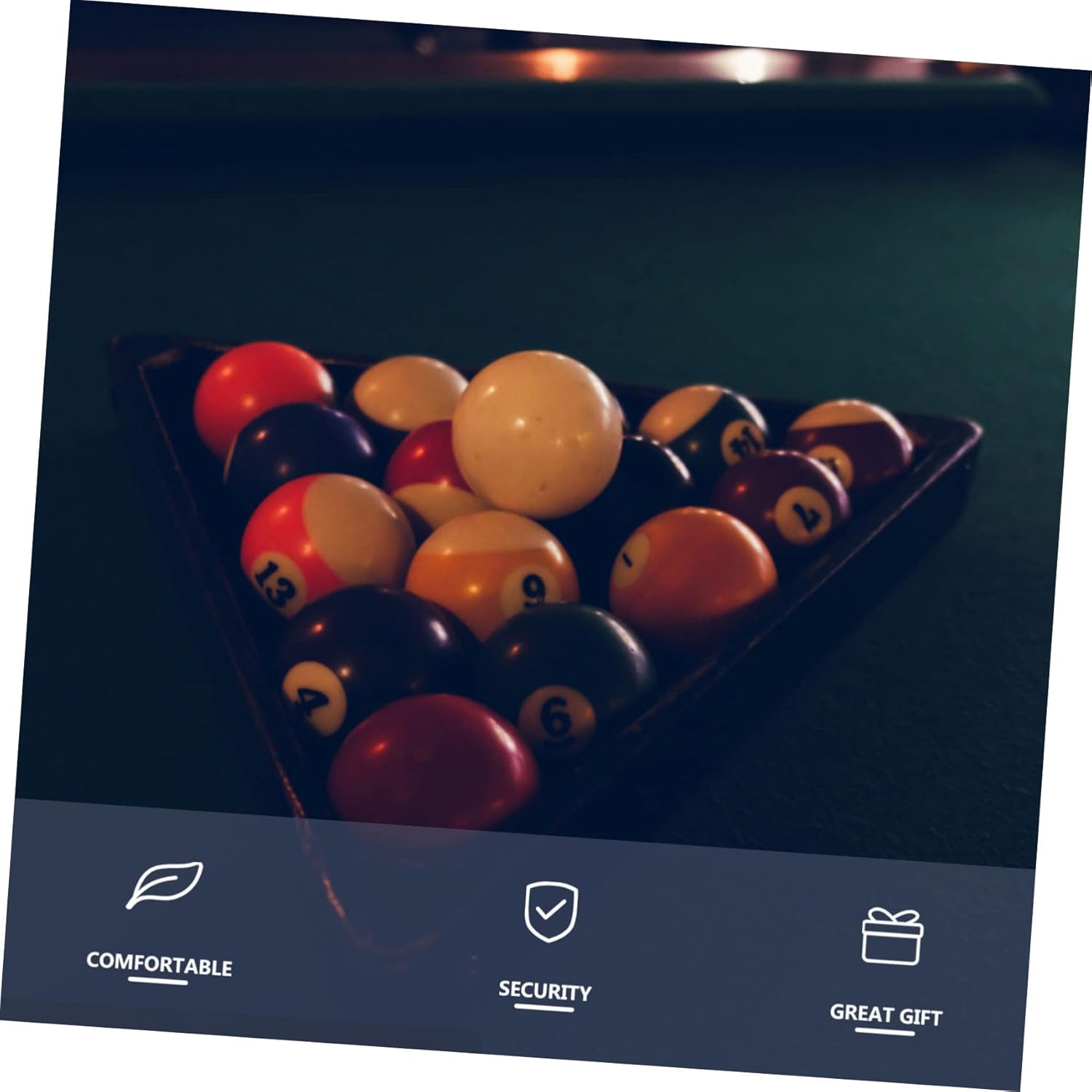 3sets 2pcs Pool Ball Rack Triangle Billiard Rack for Organization for Home Pool Tables Game Rooms and Clubs Essential Billiard Accessory 2pcs*3