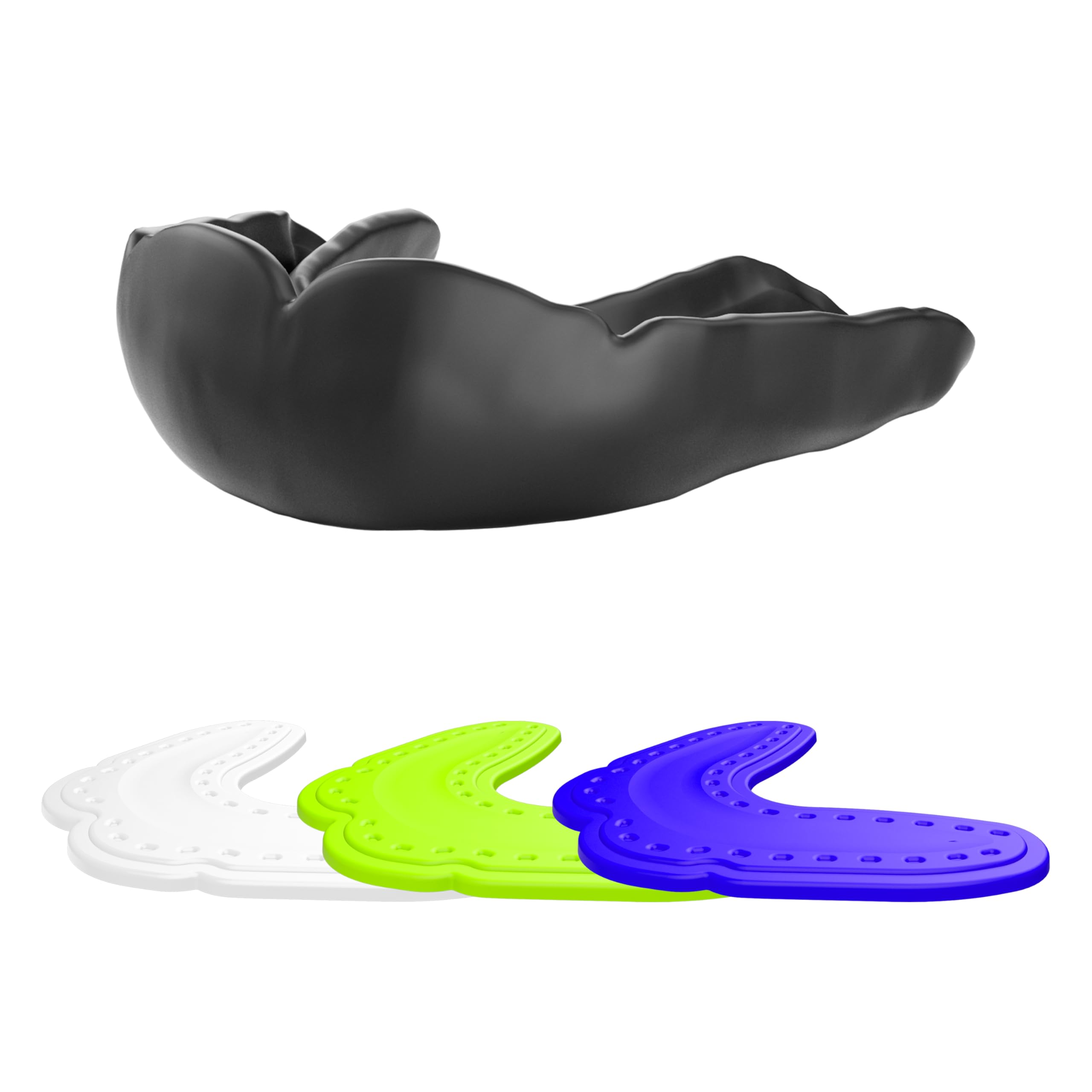 Slim Mouthguard 2.4mm Thin Mouth Guard. Microfit for Football, Hockey, Lacrosse, Baseball, Softball, Basketball and More. Youth and Adults. Also for Night Guard Teeth Grinding