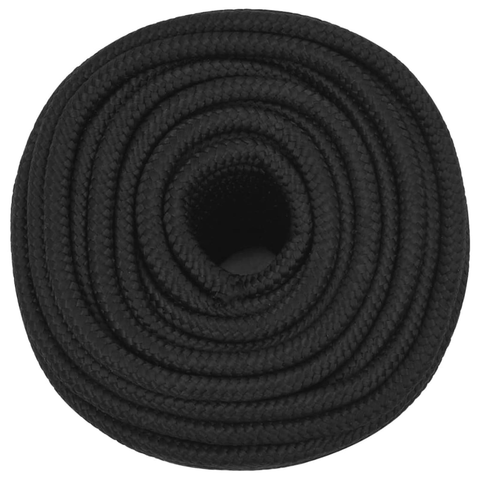 Corda Completamente Nera 12 mm 50 m in Polipropilene,Corde,Fili e Catene,Cavi e funi,Corda Intrecciata,Cima per Ancoraggio e Ormeggio-152512