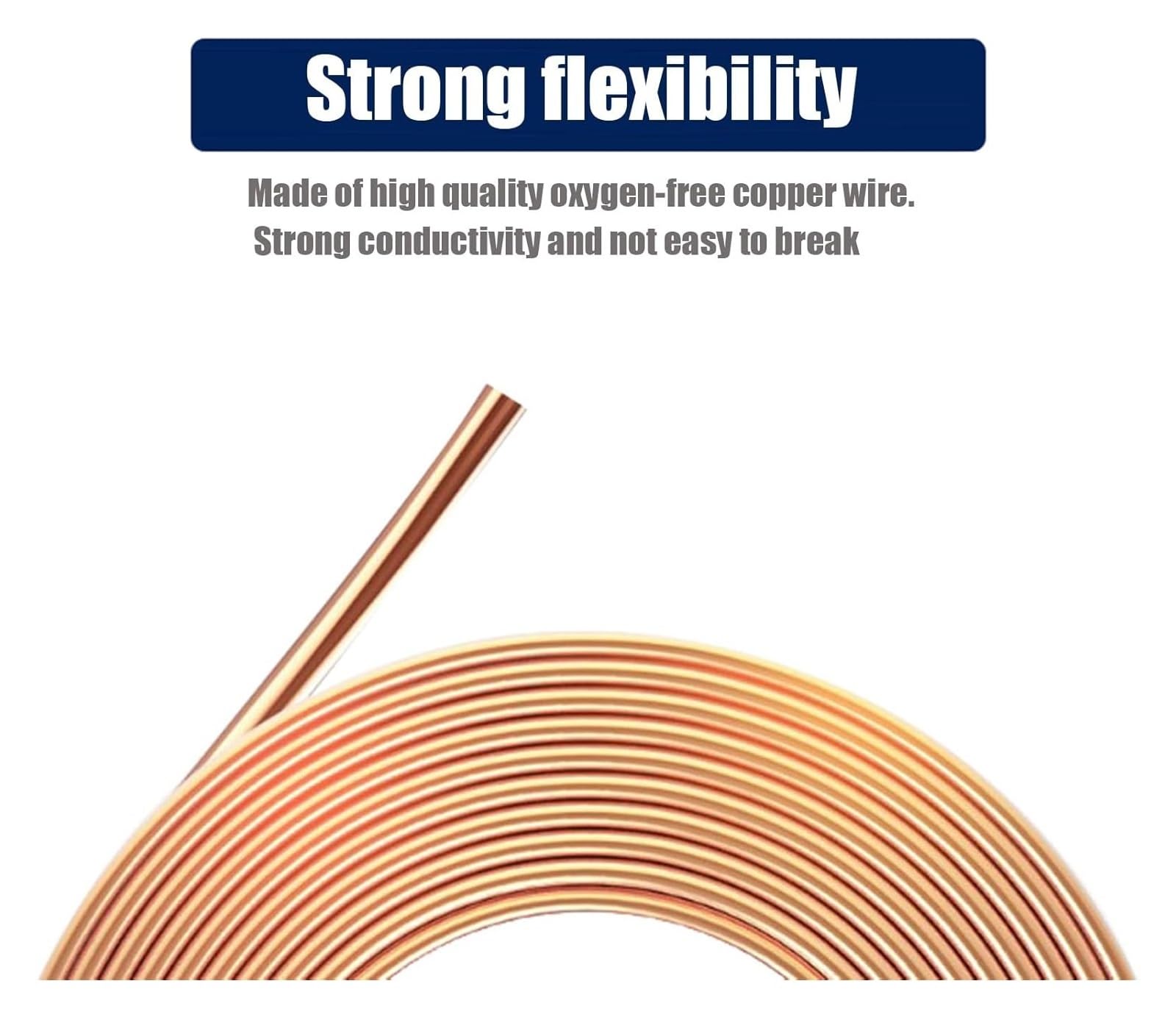 Cavo elettrico in PVC, Cavo elettrico RVV a 6 conduttori, cavo in rame puro intrecciato da 1,5 mm²(15ft,2.5mm²)