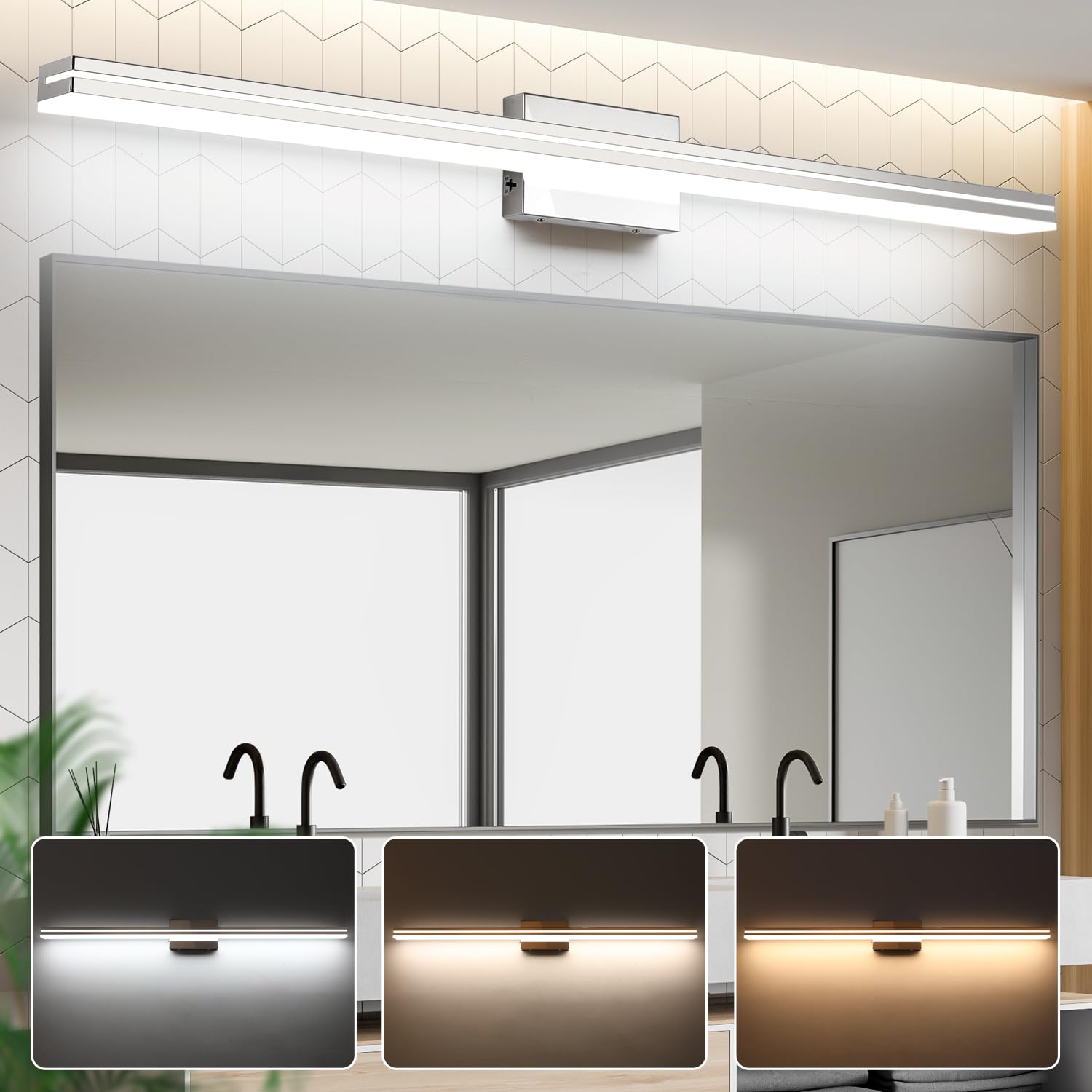 SineRise LED Modern Bathroom Vanity Light Bar (40-Inch