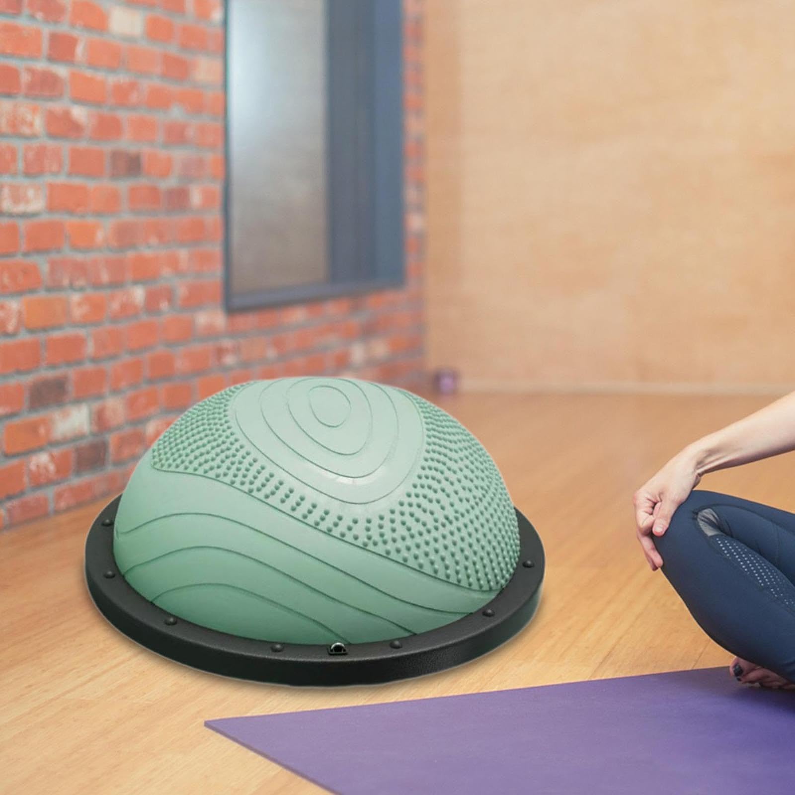 Balance Board per Fitness, Allenamento Base e Pilates - Pedana di Equilibrio Antiscivolo per Adulti e Bambini