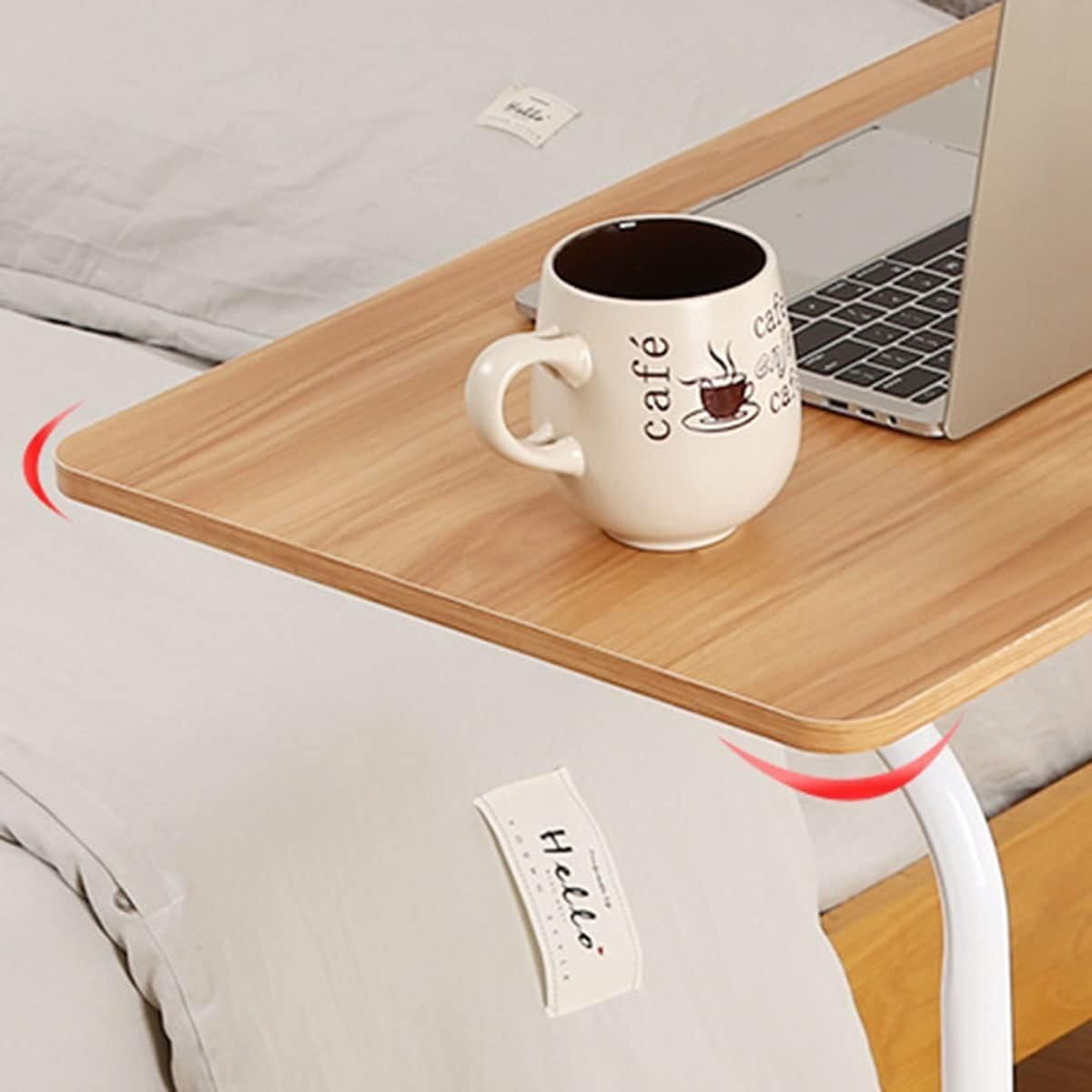 Frilla Tavolo portatile pieghevole – Regolabile in altezza e inclinazione, con superficie ampia – Ideale per letto, divano e smart working | EVOSTUL